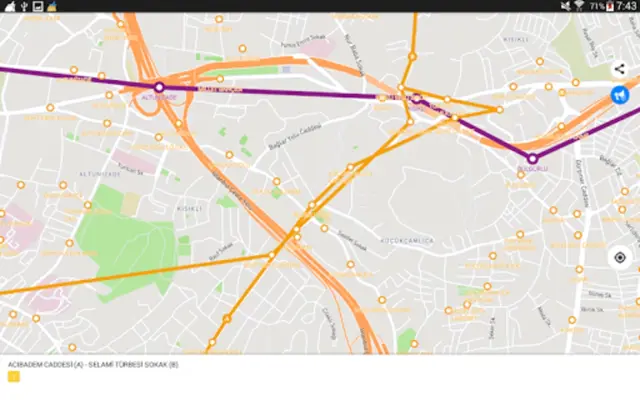 Transport Map android App screenshot 1