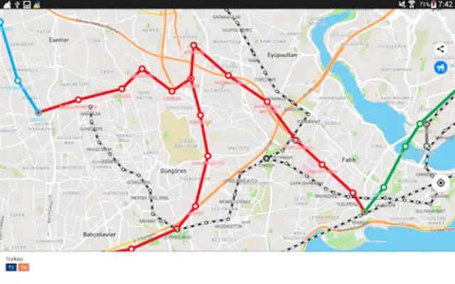 Transport Map android App screenshot 3