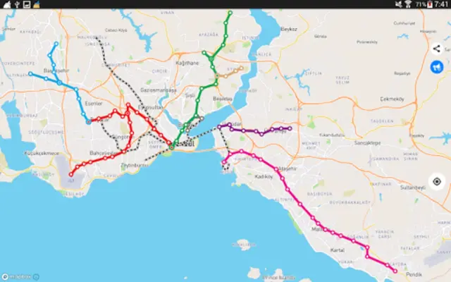 Transport Map android App screenshot 4